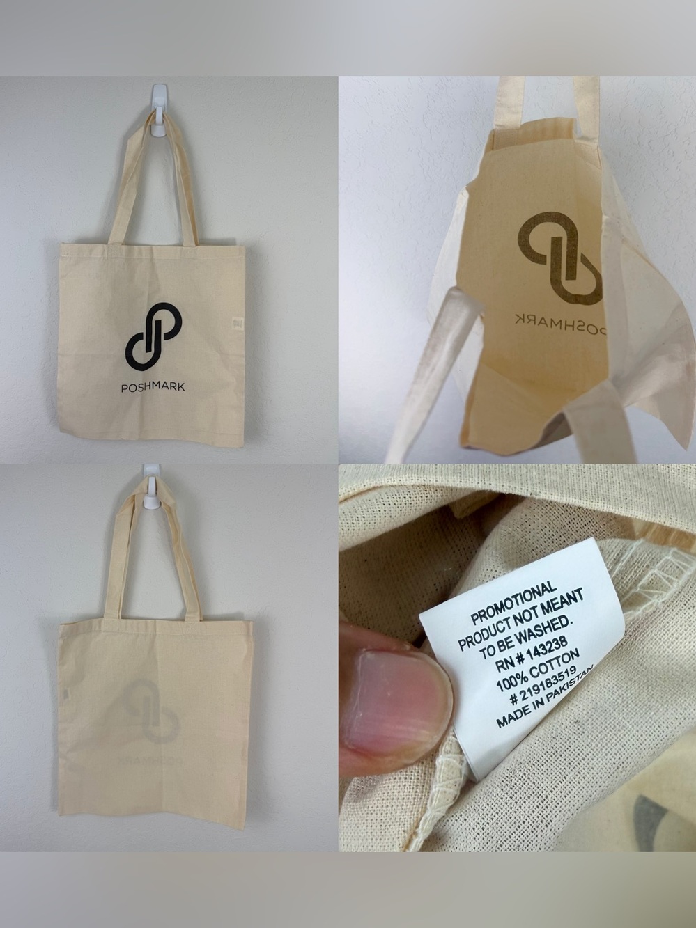 Poshmark Promotional Tote 100% Cotton